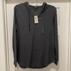 NWT. Alfani Intimates Lightweight Gray Hoodie